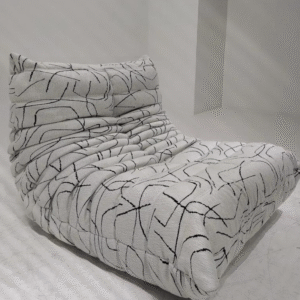 一人掛け柄もぐもぐソファー